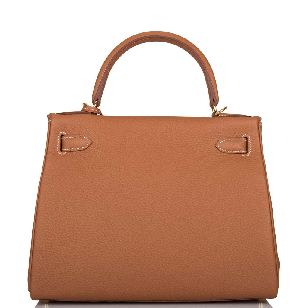 Hermes Kelly Retourne 28 Gold Togo Gold Hardware - Exclusu