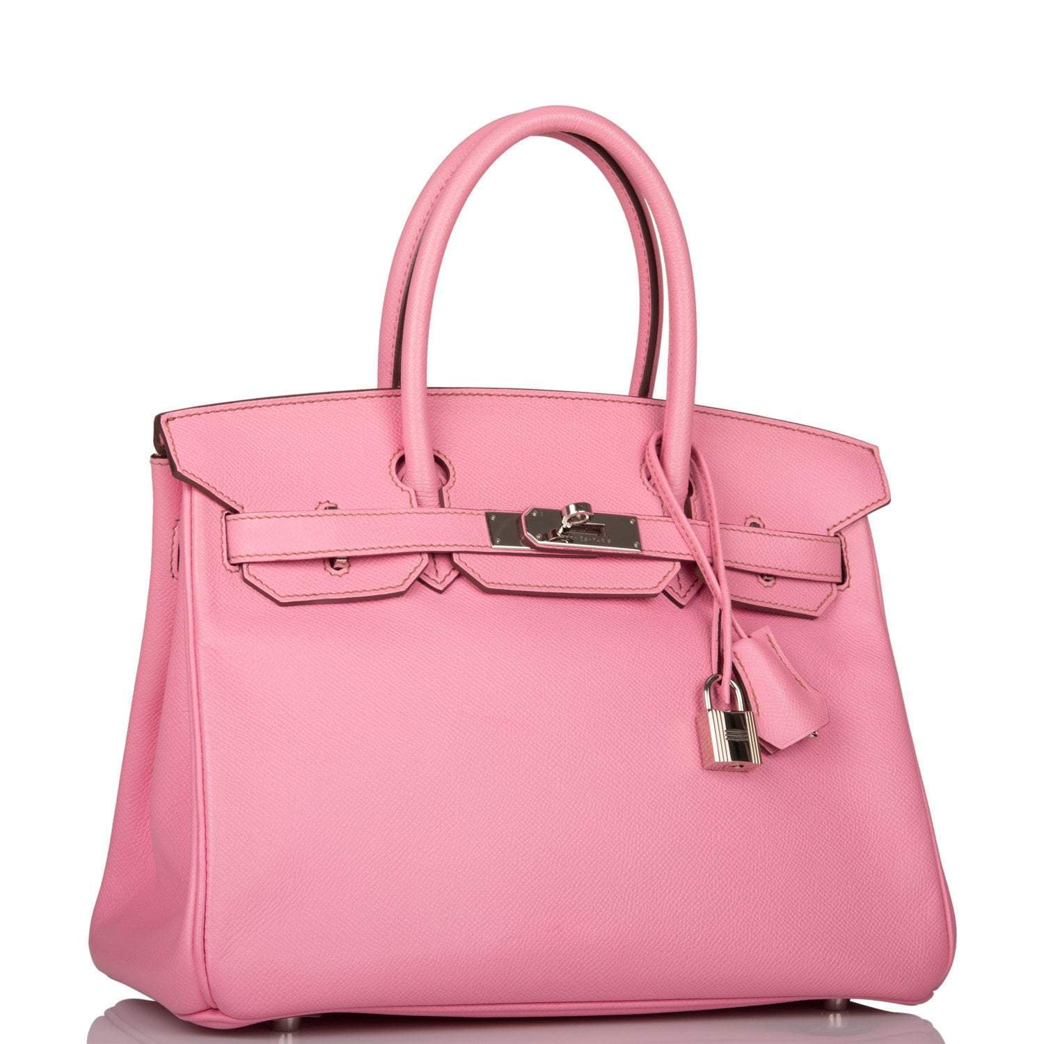 Hermes Birkin 30 Bubblegum 5P Epsom Palladium Hardware