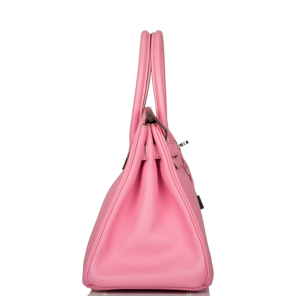 Hermes Birkin 30 Bubblegum 5P Epsom Palladium Hardware