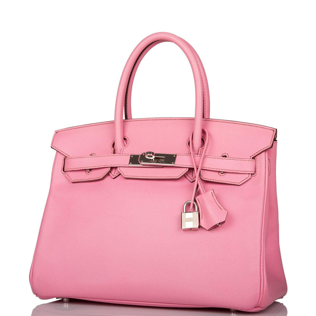 Hermes Birkin 30 Bubblegum 5P Epsom Palladium Hardware