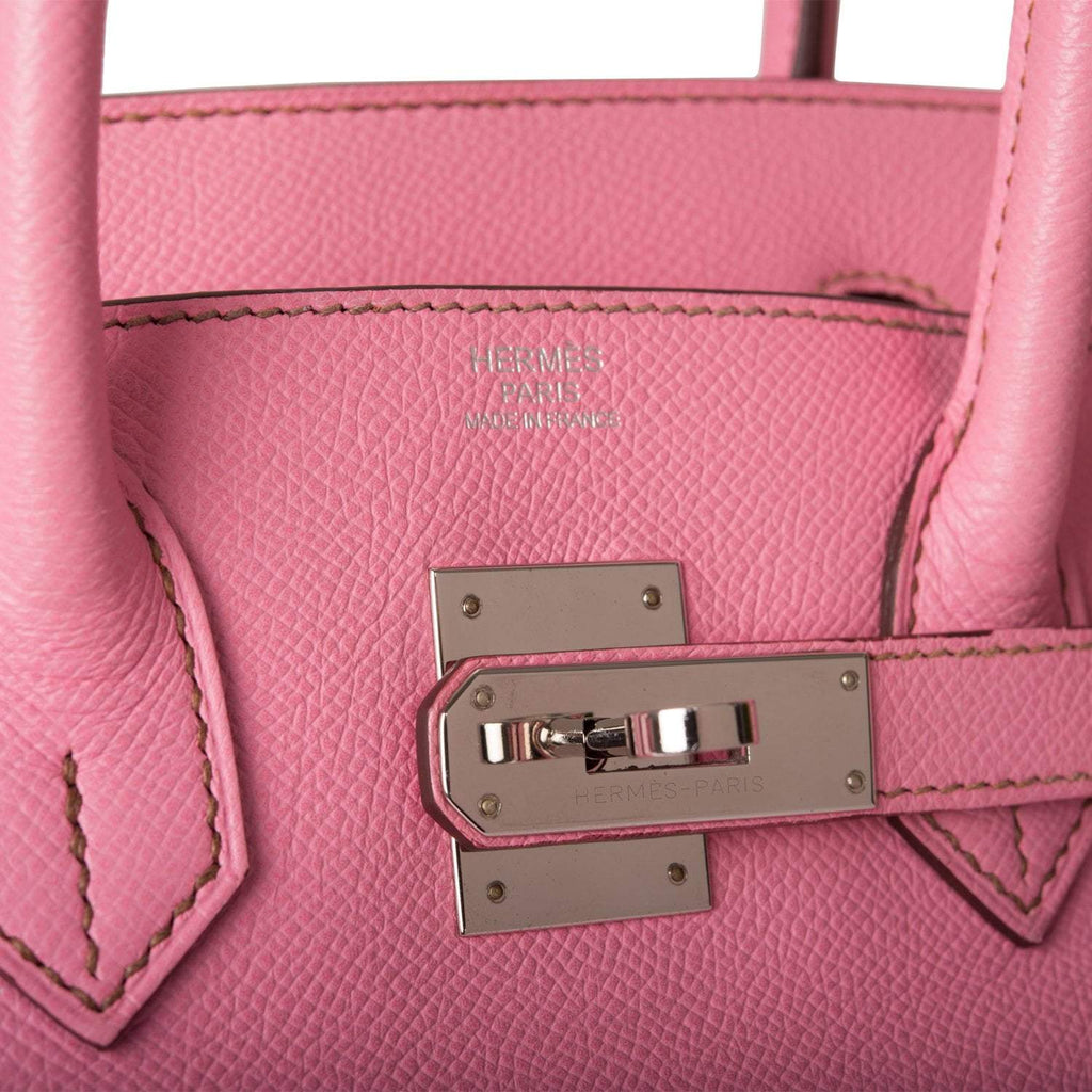 Hermes Birkin 30 Bubblegum 5P Epsom Palladium Hardware