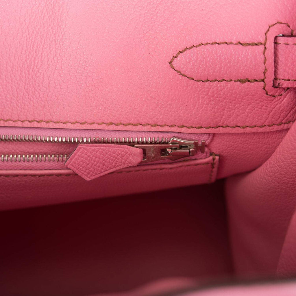 Hermes Birkin 30 Bubblegum 5P Epsom Palladium Hardware