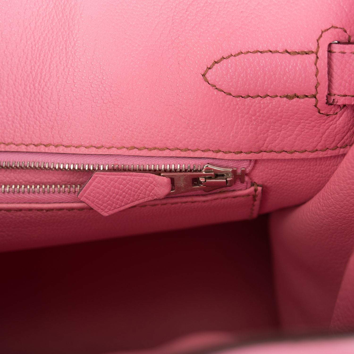 Hermes Birkin 30 Bubblegum 5P Epsom Palladium Hardware