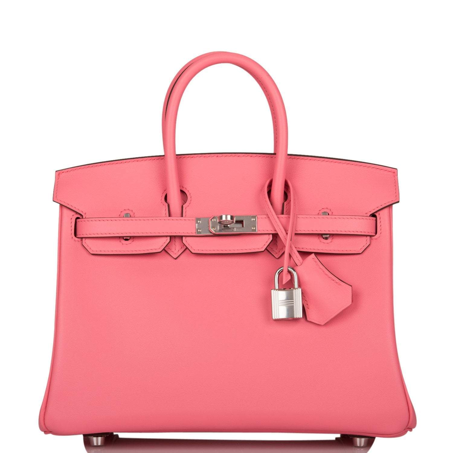 Hermes Birkin 25 Rose D'Ete Swift Palladium Hardware - Exclusu