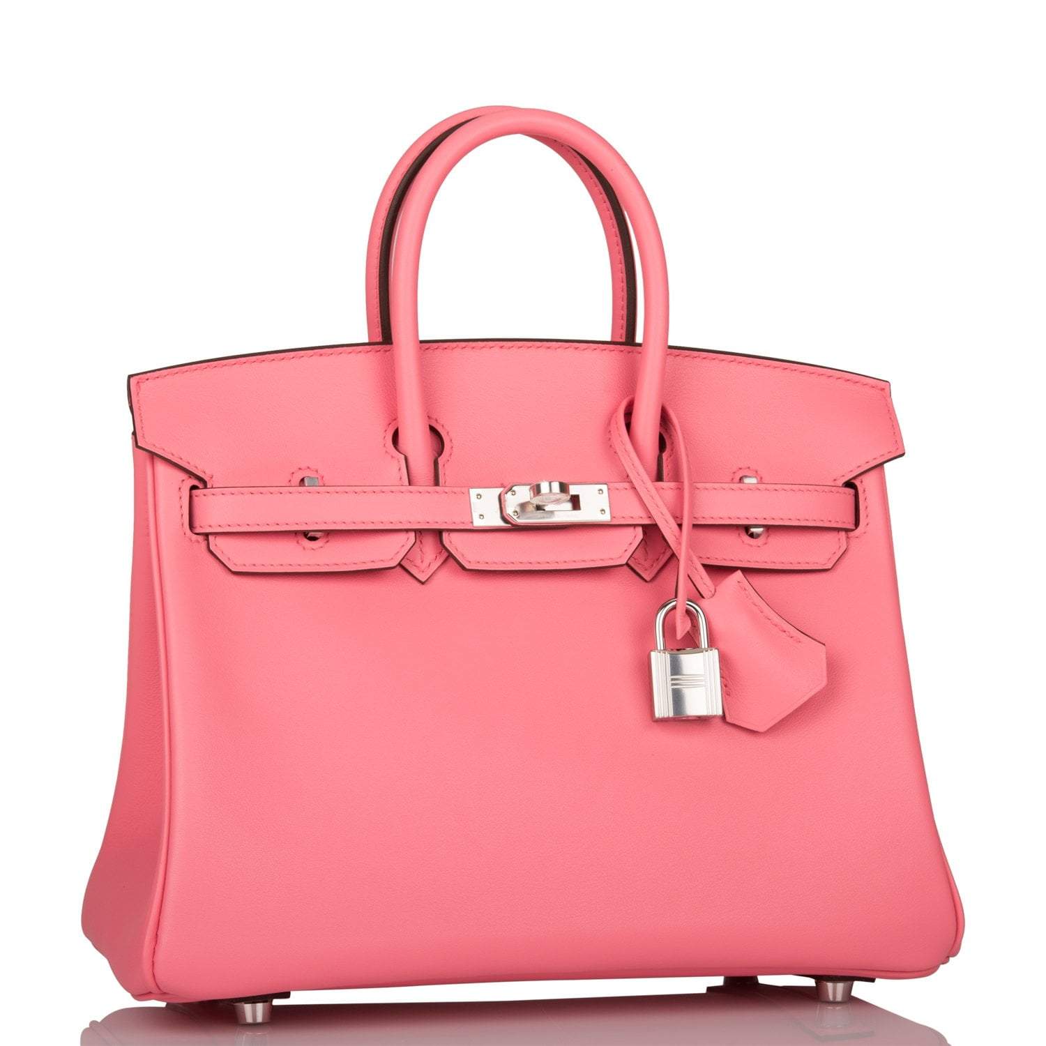 Hermes Birkin 25 Rose D'Ete Swift Palladium Hardware - Exclusu