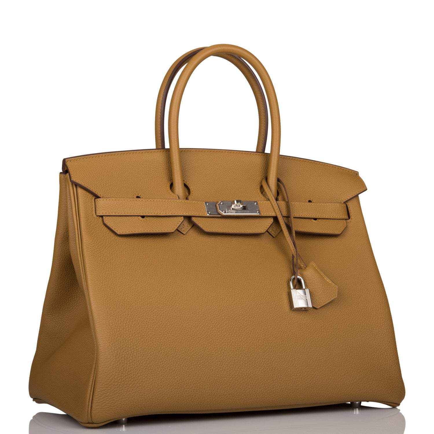 Hermes Birkin 35 Bronze D'Or Togo Palladium Hardware - Exclusu