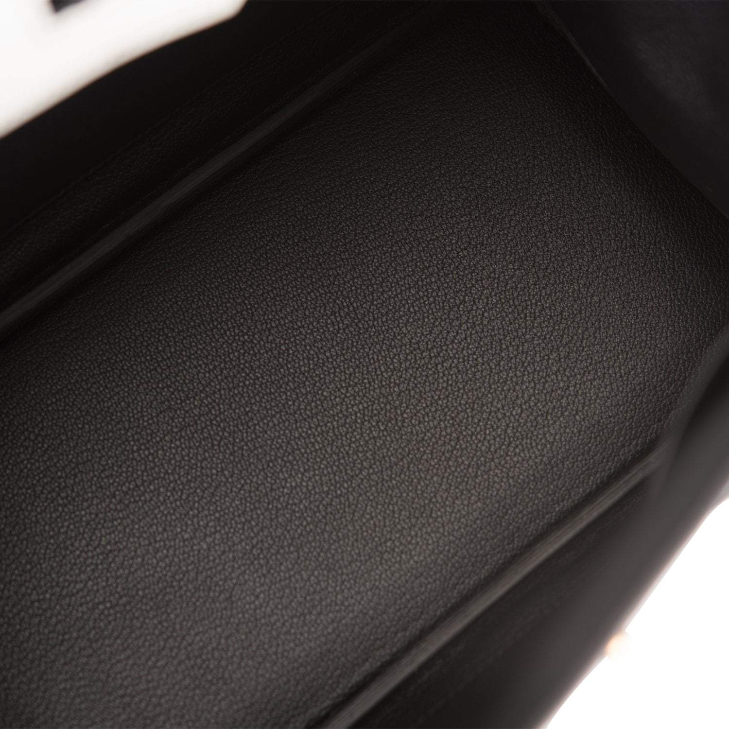 Birkin 25 Gris Perle and Black Chèvre Brushed Gold Hardware - Exclusu