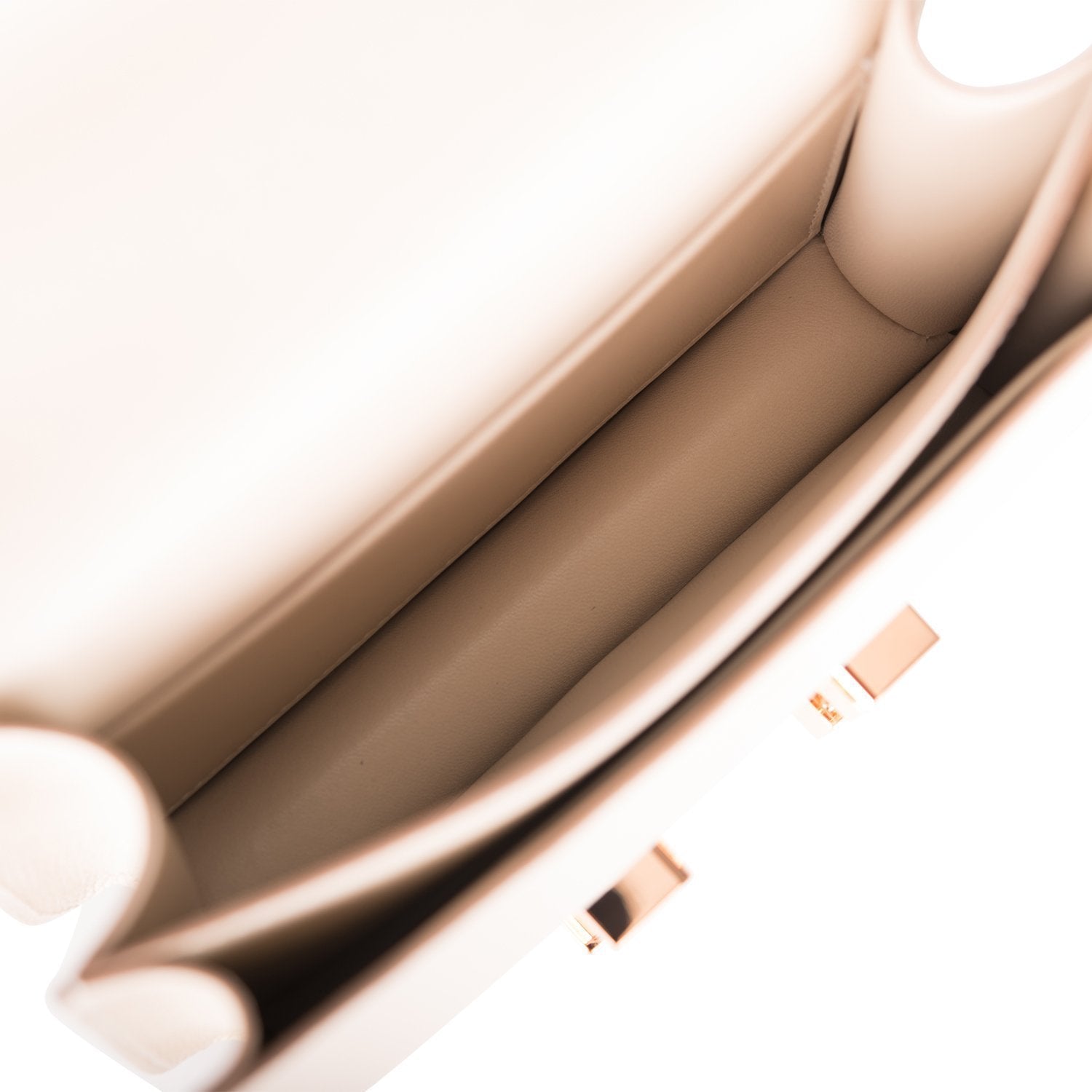 Hermes Craie Epsom Mini Constance 18cm Rose Gold Hardware