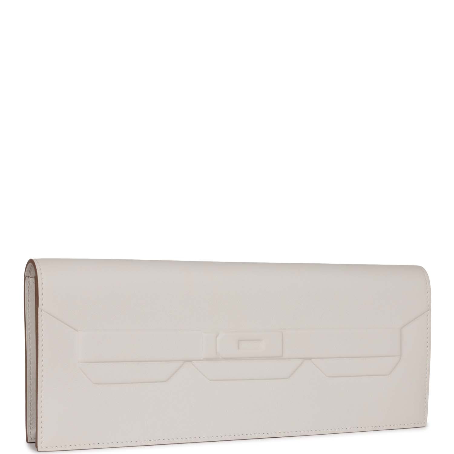 Hermes Shadow Kelly Cut Gris Pale Swift - Exclusu