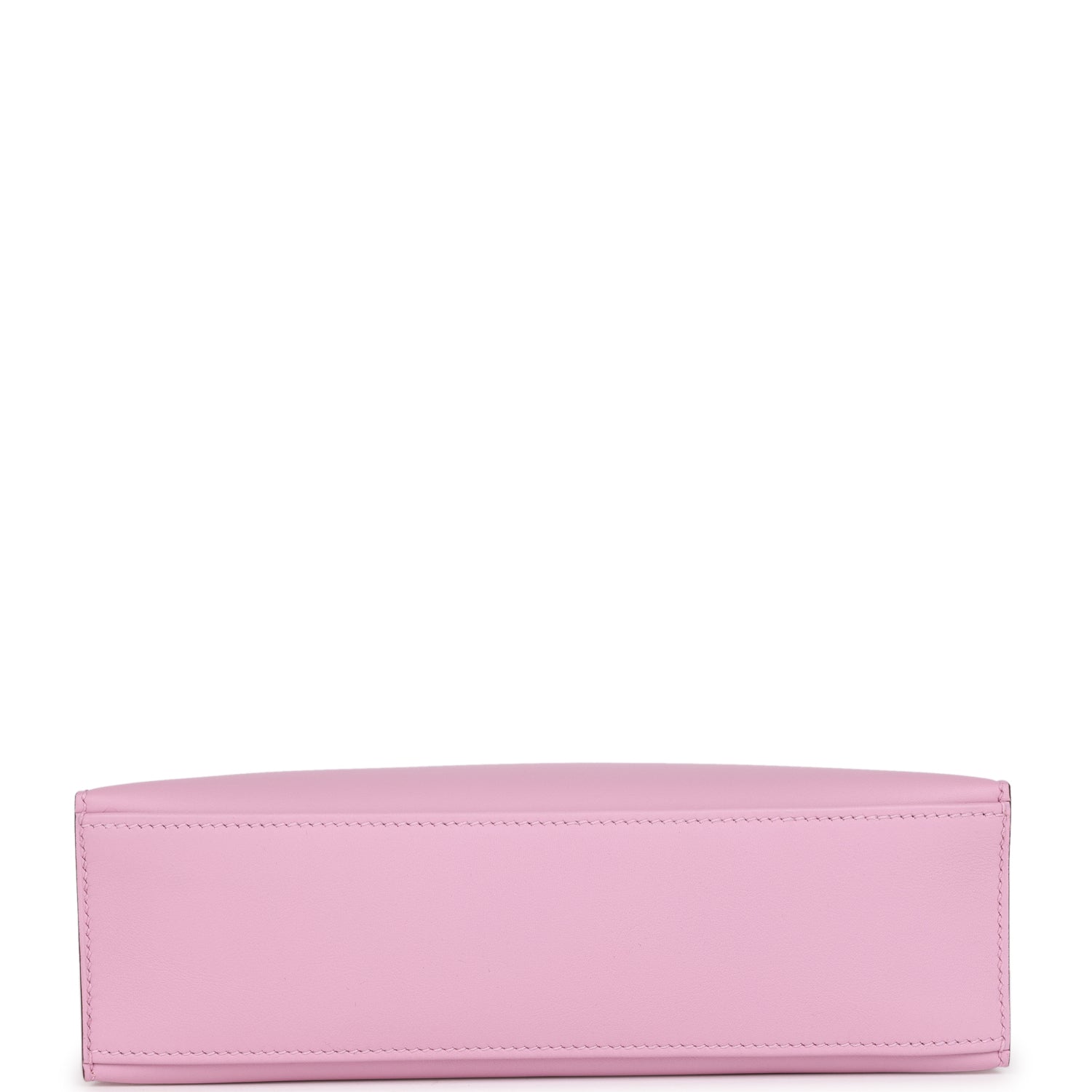 Hermes Kelly Pochette Mauve Sylvestre Swift Palladium Hardware - Exclusu