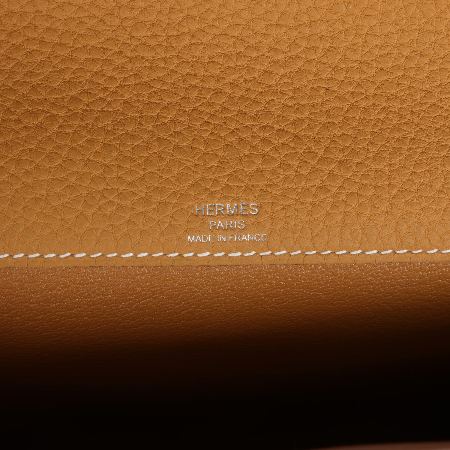 Hermes Kelly Depeches 25 Naturel Sable Togo Palladium Hardware - Exclusu