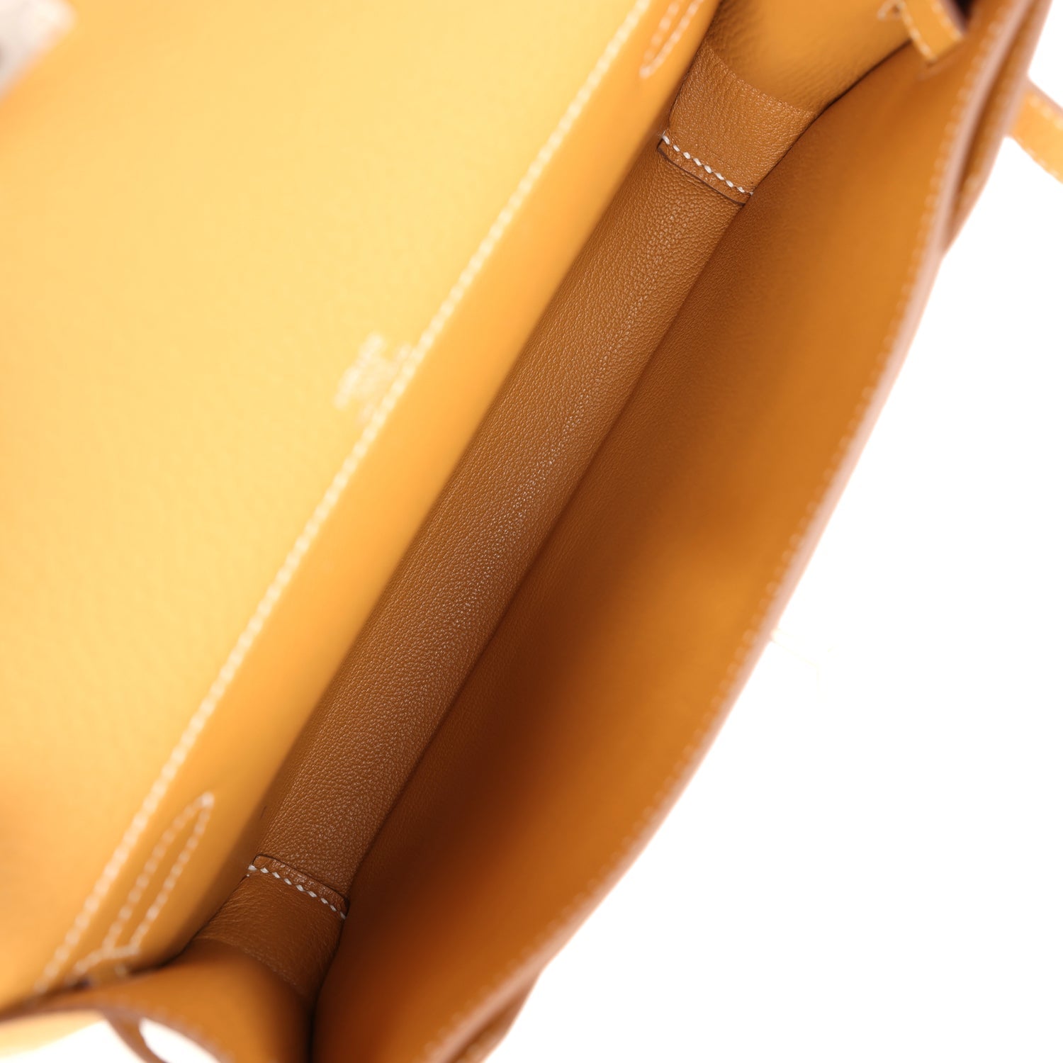 Hermes Kelly Depeches 25 Naturel Sable Togo Palladium Hardware - Exclusu