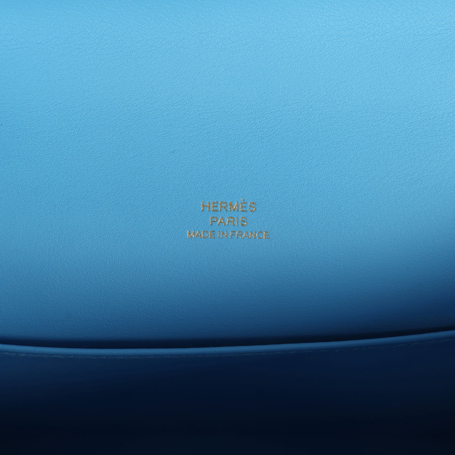 Hermes Kelly Pochette Celeste Swift Gold Hardware - Exclusu