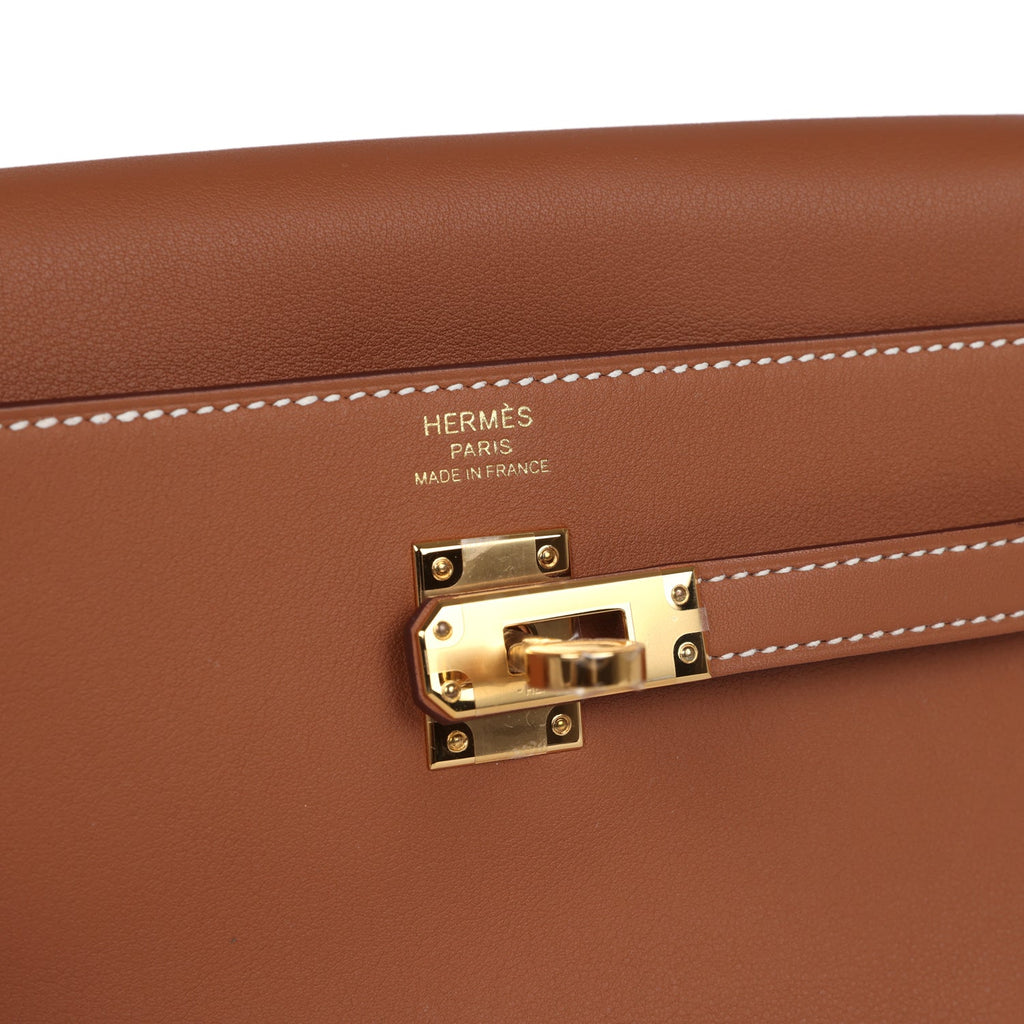 Hermes Kelly Moove Gold Swift Gold Hardware - Exclusu