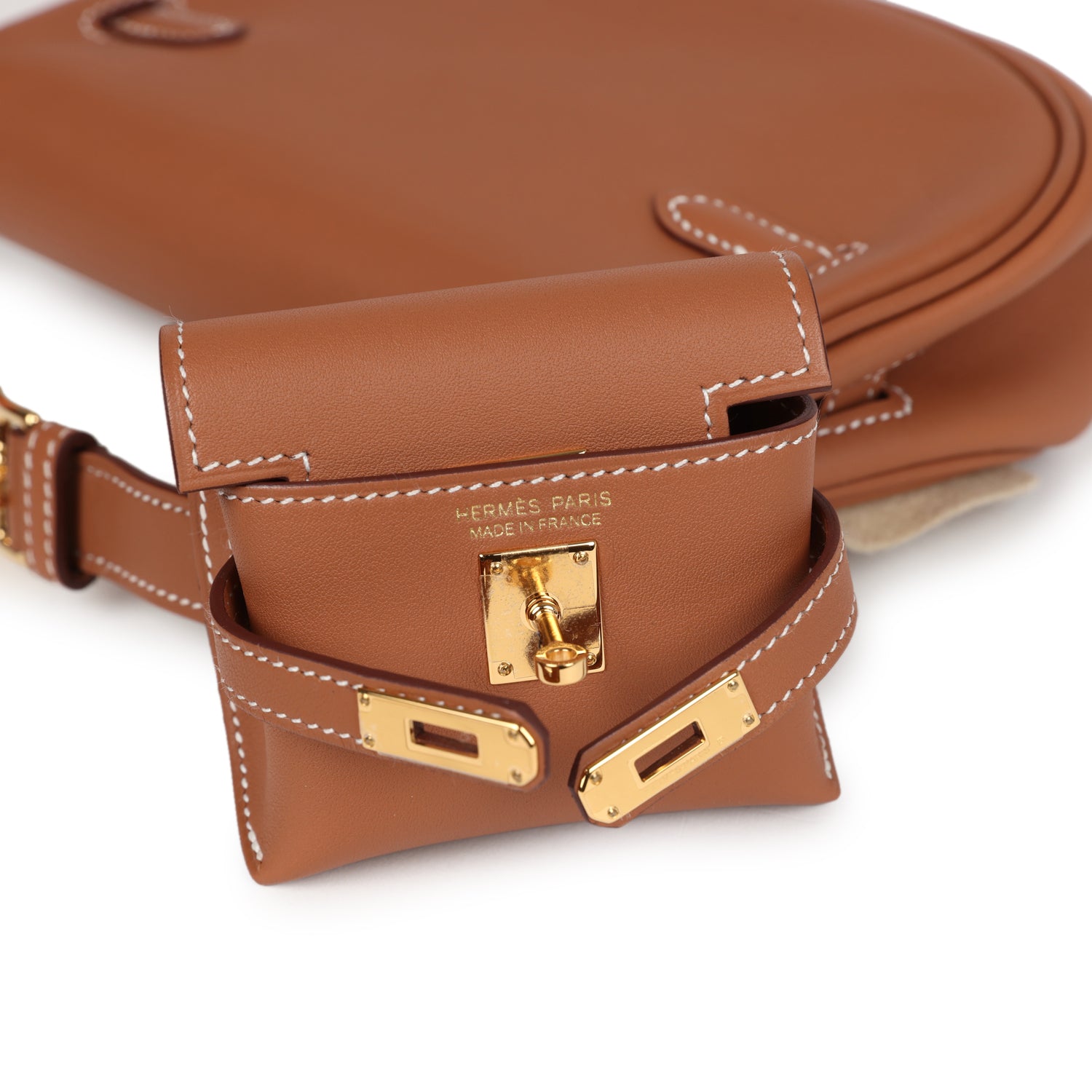 Hermes Kelly Moove Gold Swift Gold Hardware - Exclusu