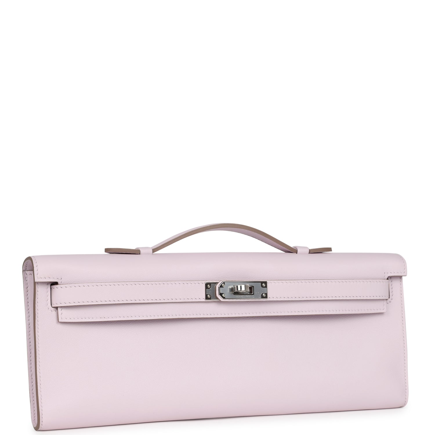 Hermes Kelly Cut Mauve Pale Swift Palladium Hardware - Exclusu