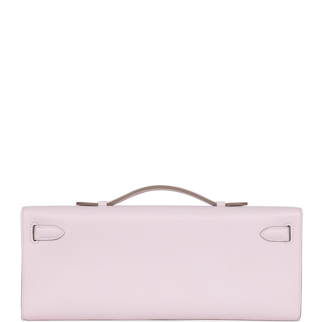 Hermes Kelly Cut Mauve Pale Swift Palladium Hardware - Exclusu
