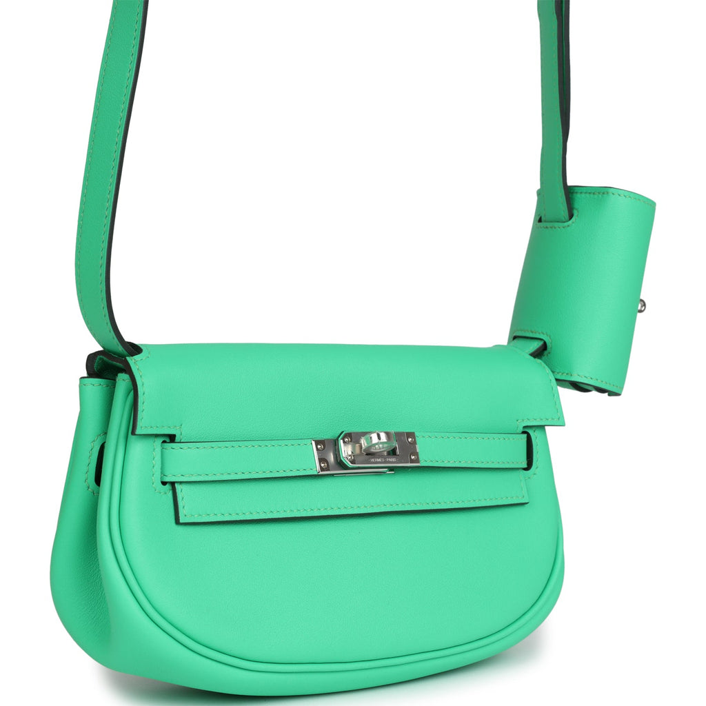 Hermes Kelly Moove Vert Comics Swift Palladium Hardware - Exclusu