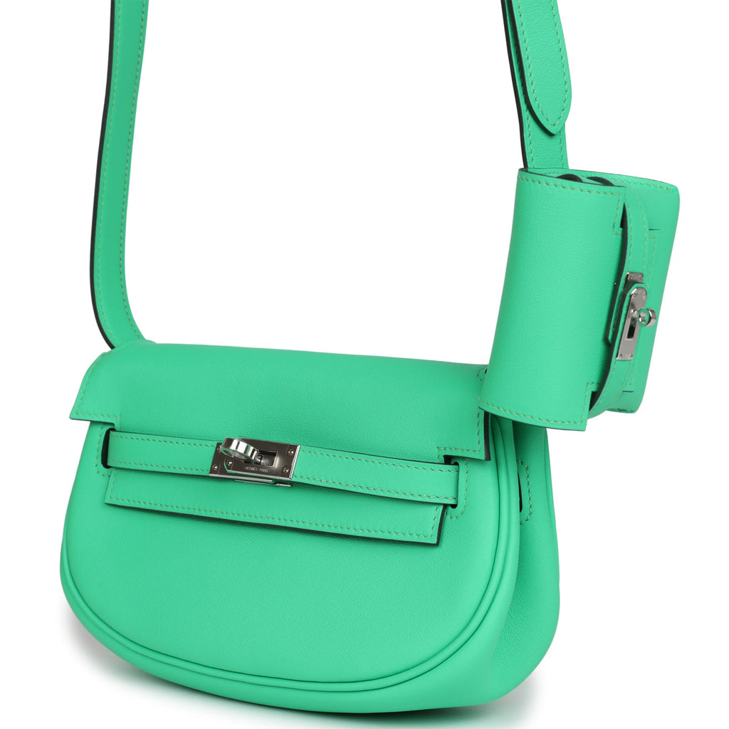 Hermes Kelly Moove Vert Comics Swift Palladium Hardware - Exclusu