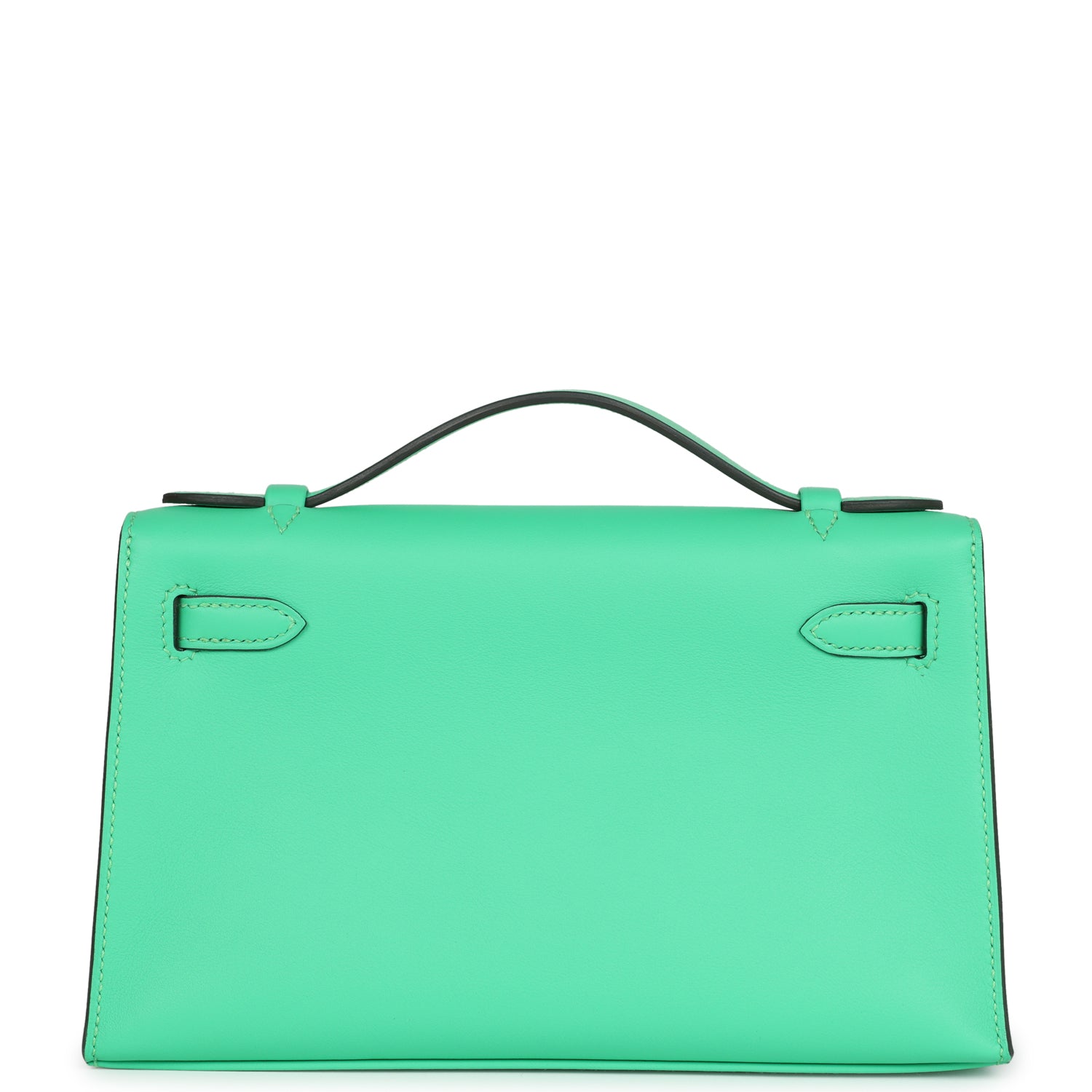Hermes Kelly Pochette Vert Comics Swift Palladium Hardware - Exclusu