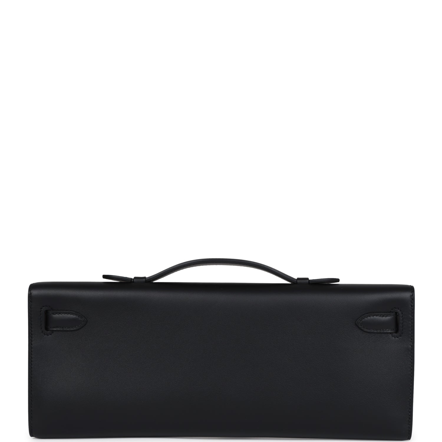 Hermes Kelly Cut Black Swift Palladium Hardware - Exclusu