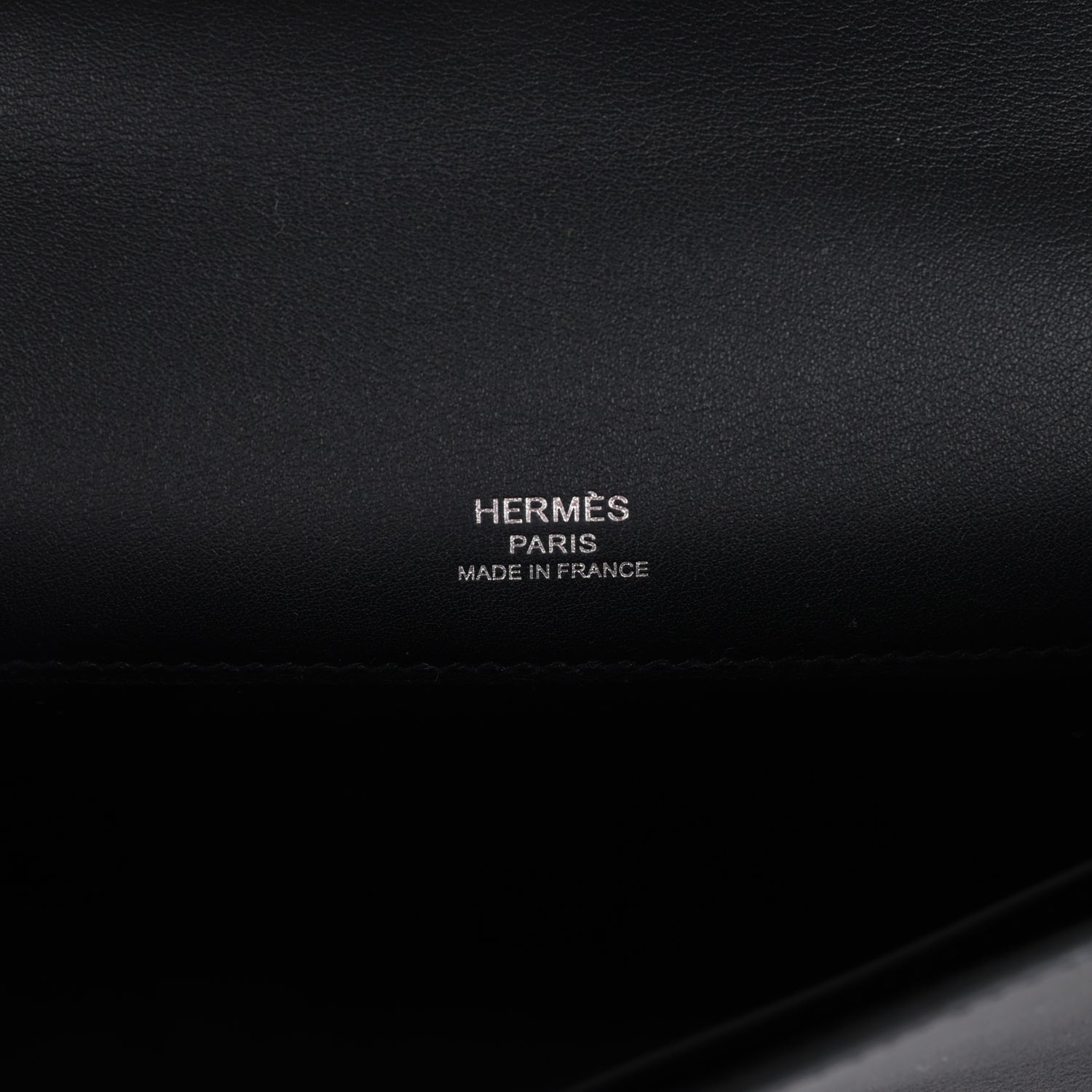 Hermes Kelly Cut Black Swift Palladium Hardware - Exclusu