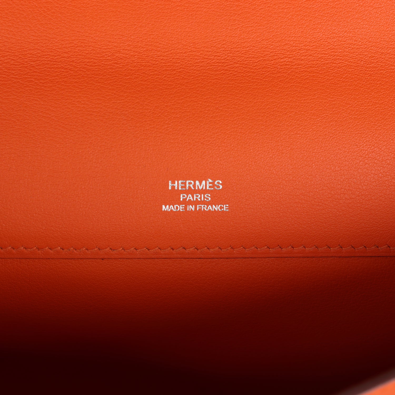 Hermes Kelly Cut Orange Swift Palladium Hardware - Exclusu