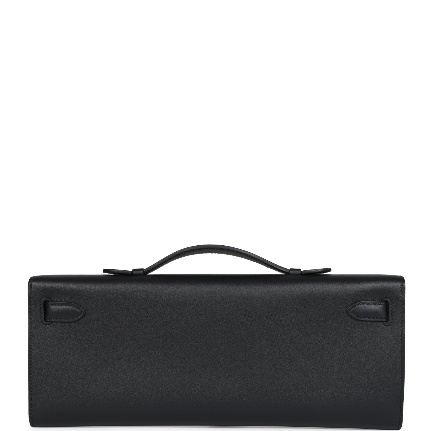 Hermes Kelly Cut Black Swift Gold Hardware - Exclusu