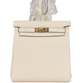 Hermes Kelly Ado II Backpack Nata Clemence Gold Hardware - Exclusu