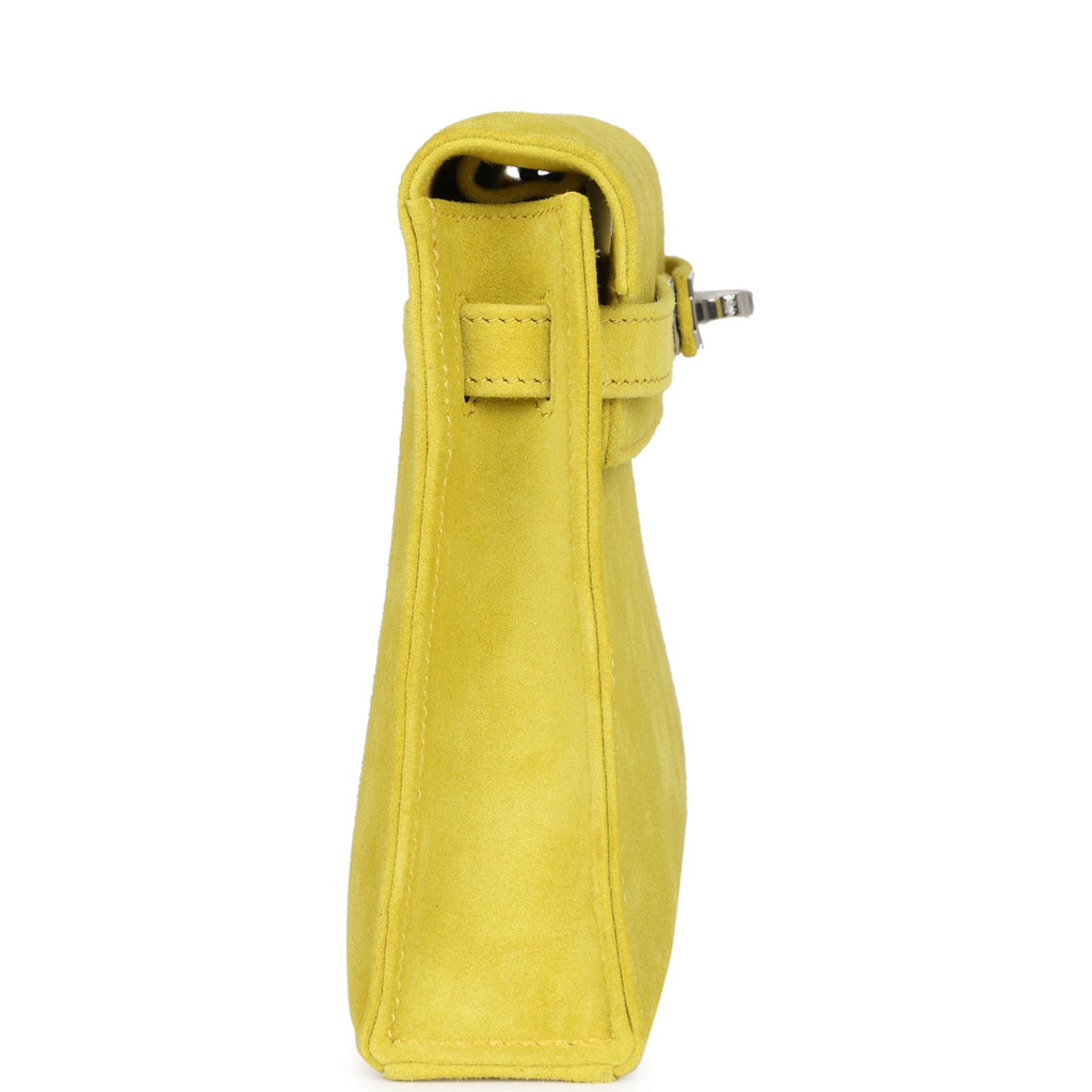 Hermes Kelly Elan Jaune De Naples Doblis Palladium Hardware - Exclusu
