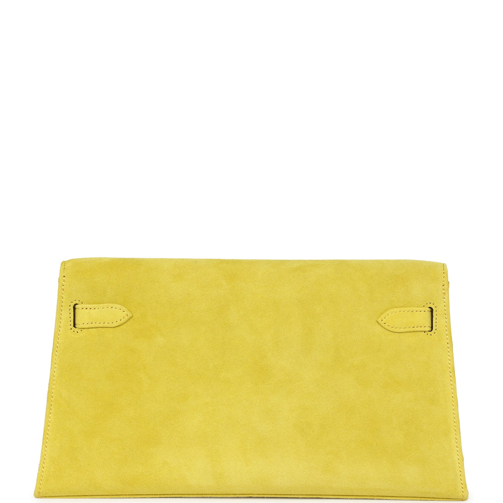 Hermes Kelly Elan Jaune De Naples Doblis Palladium Hardware - Exclusu