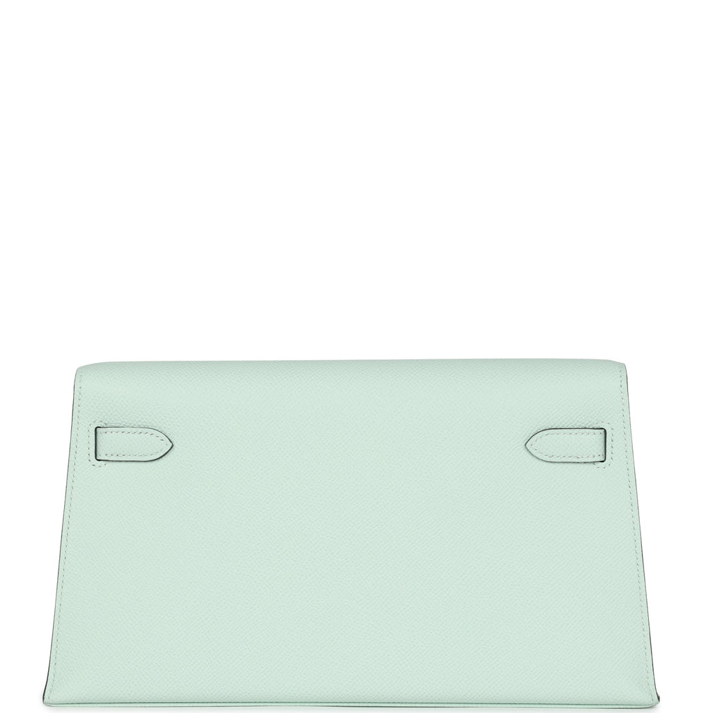 Hermes Kelly Elan Vert Peppermint Epsom Palladium Hardware - Exclusu