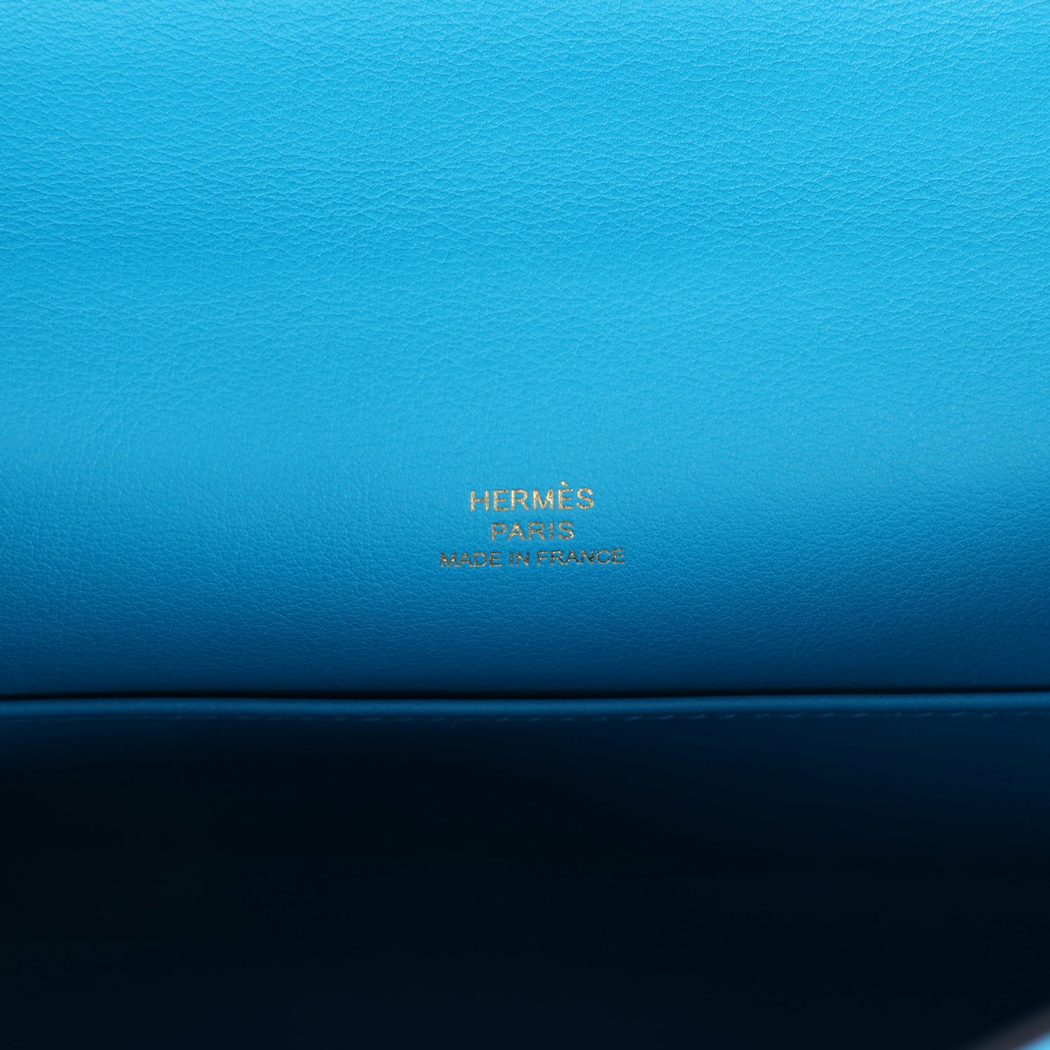 Hermes Kelly Pochette Bleu Frida Swift Gold Hardware - Exclusu