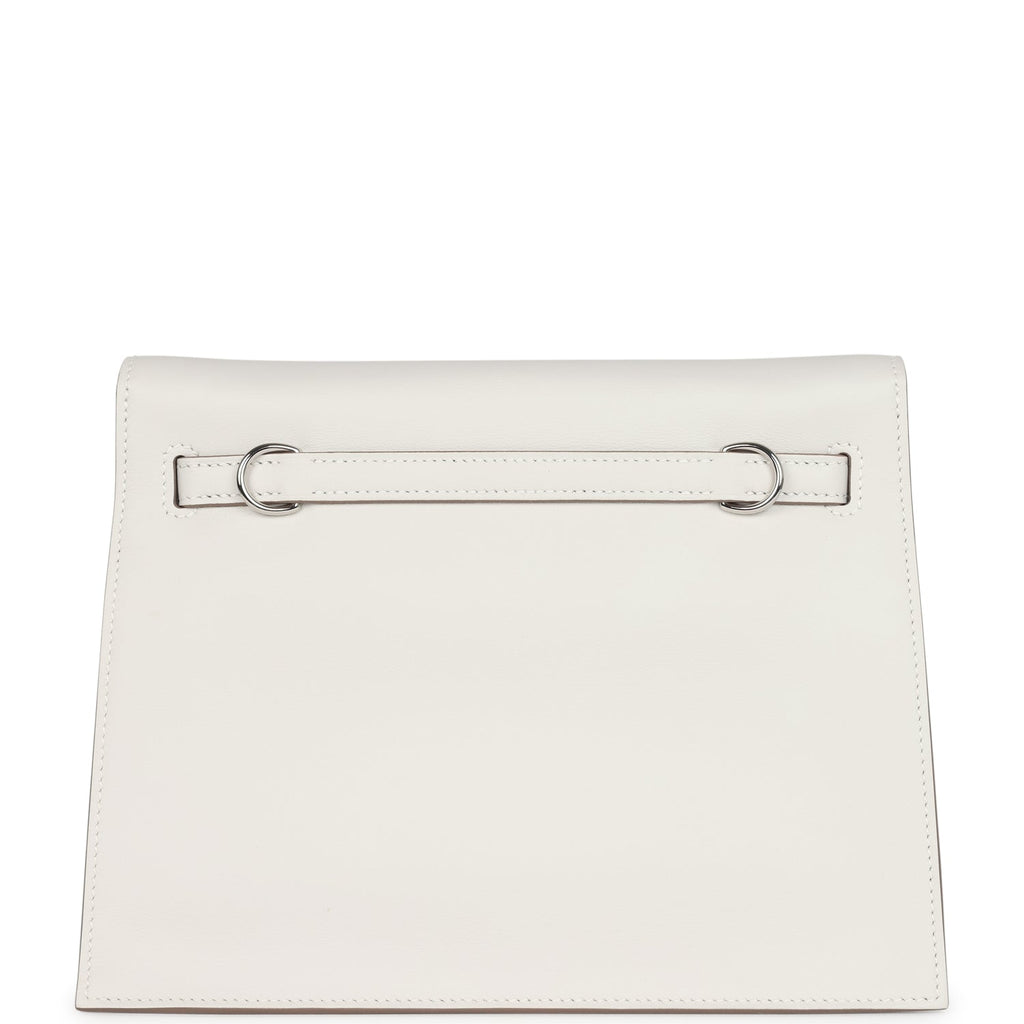 Hermes Kelly Danse Gris Pale Swift Palladium Hardware - Exclusu