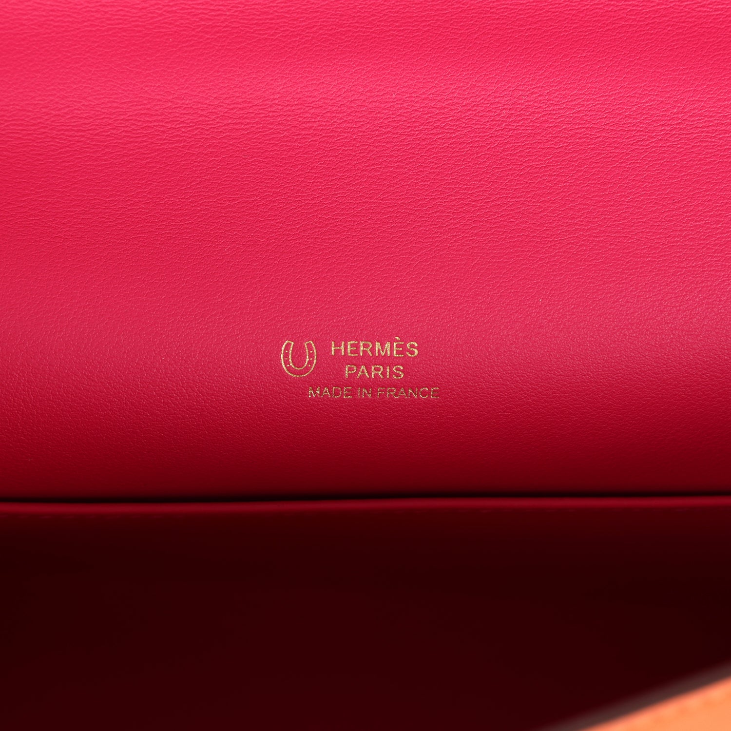Hermes Kelly Pochette Orange Verso Swift Gold Hardware - Exclusu