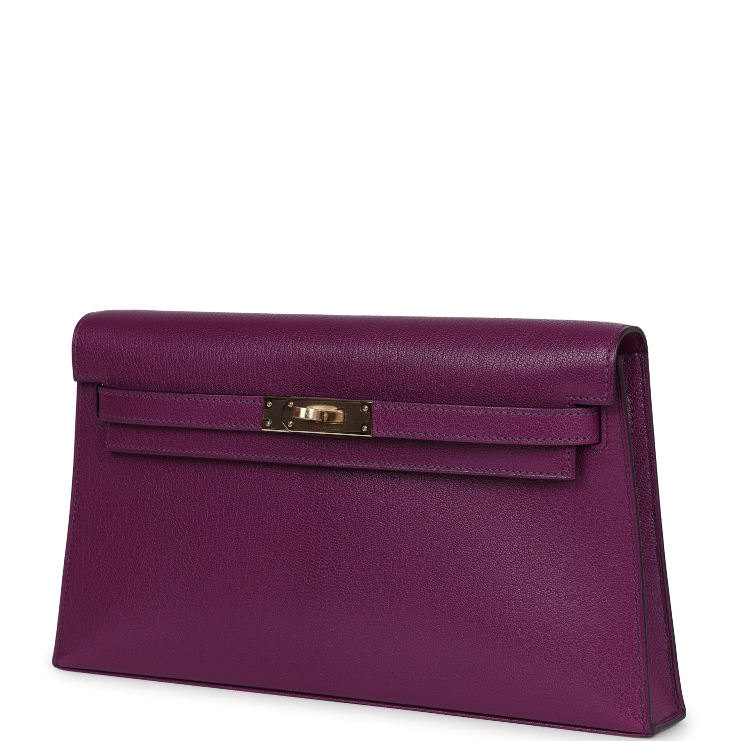 Hermes Kelly Elan Anemone Chevre Chamkila Permabrass Hardware - Exclusu