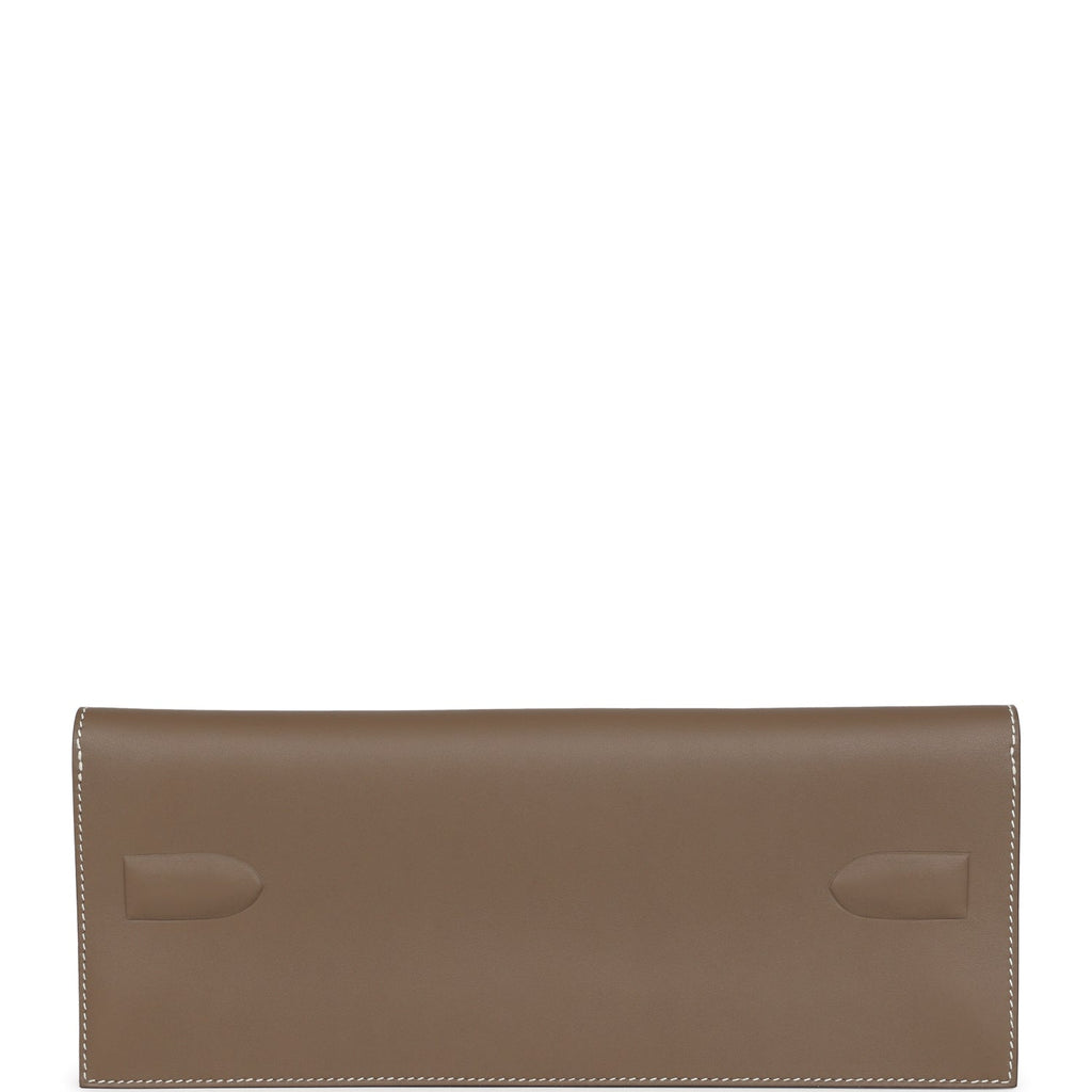 Hermes Shadow Kelly Cut Etoupe Swift - Exclusu