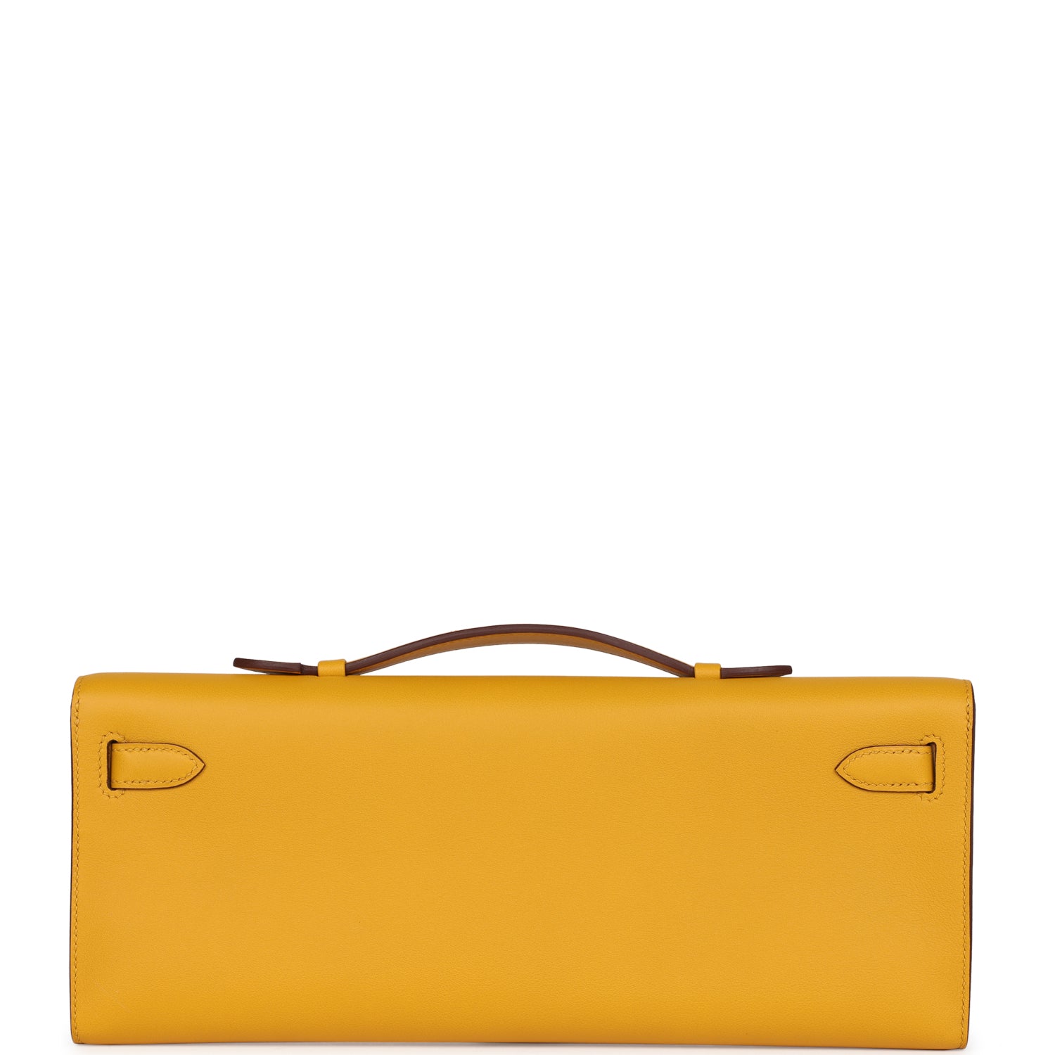 Hermes Kelly Cut Jaune Ambre Swift Gold Hardware - Exclusu