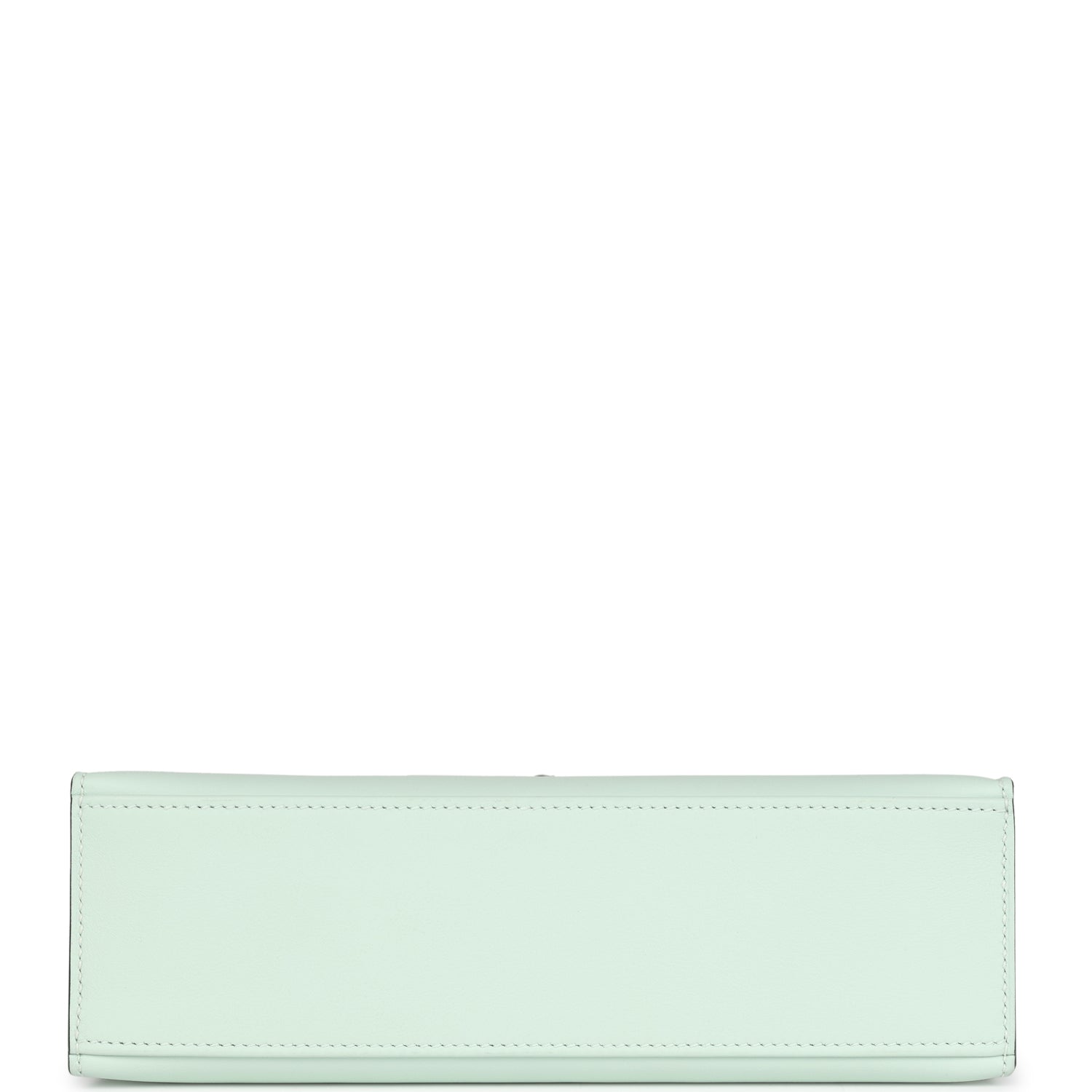Hermes Kelly Pochette Vert Peppermint Swift Palladium Hardware - Exclusu