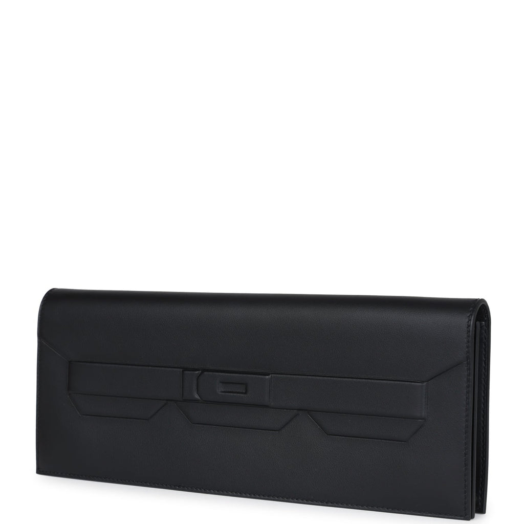 Hermes Shadow Kelly Cut Black Swift - Exclusu