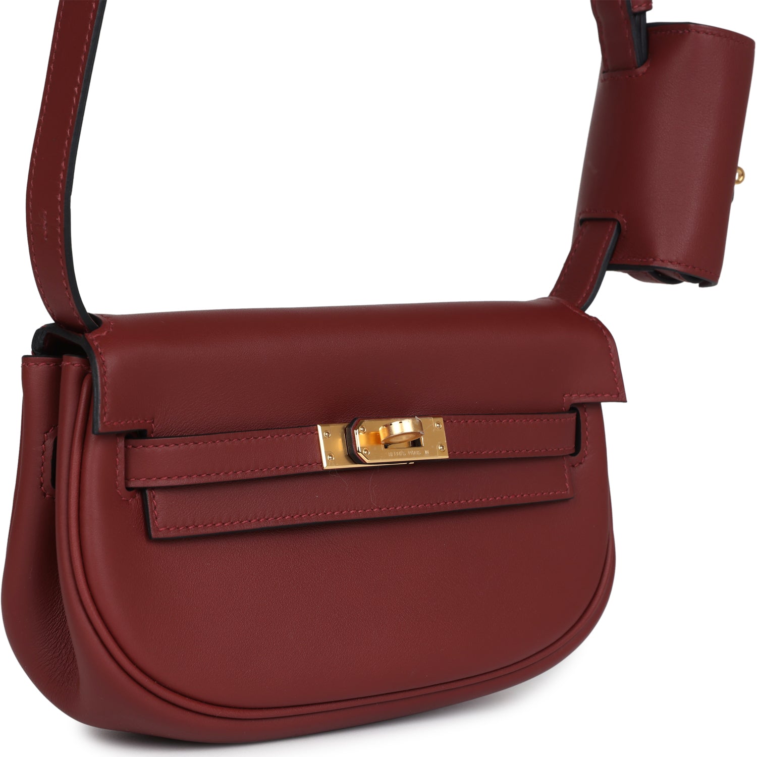 Hermes Kelly Moove Rouge H Swift Gold Hardware - Exclusu