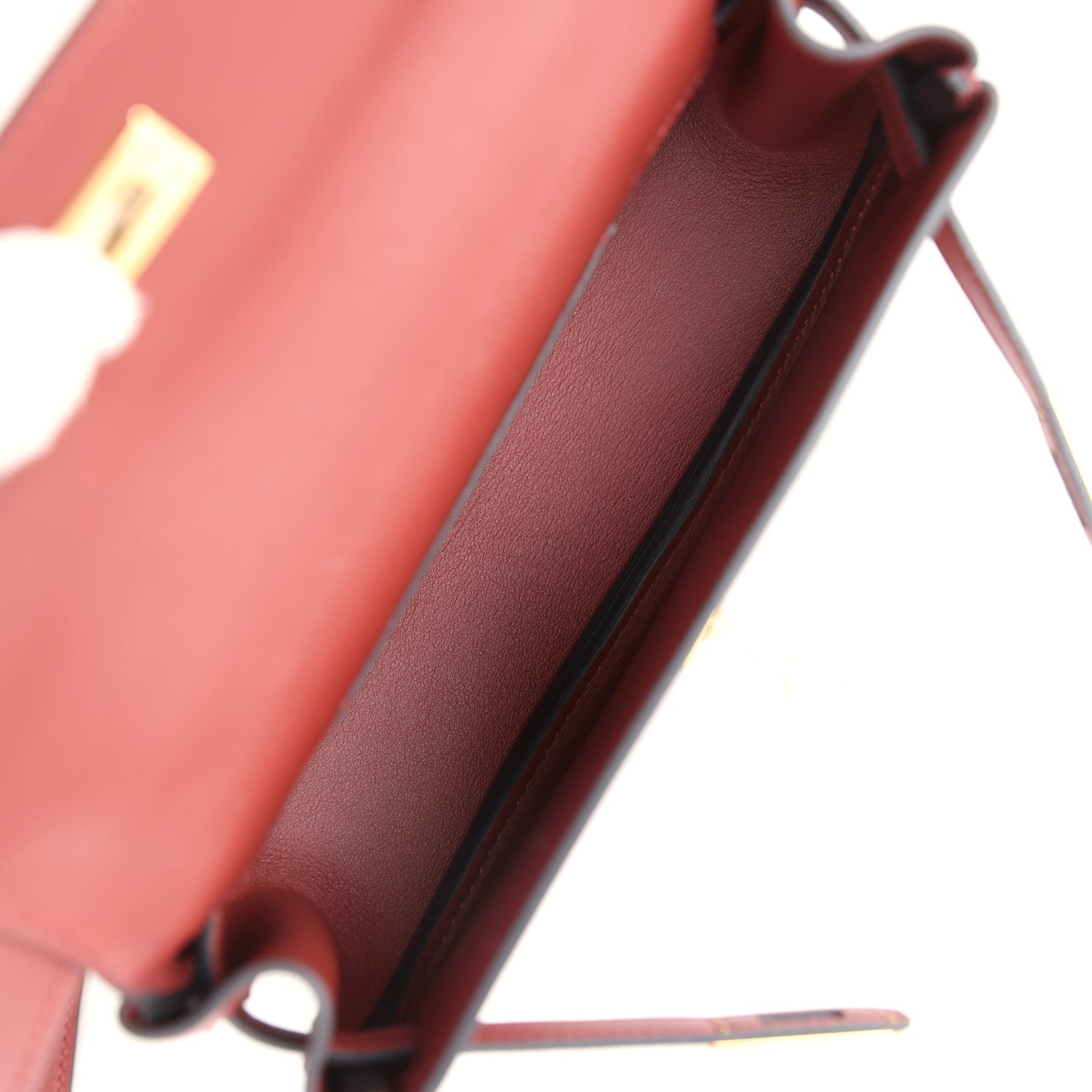 Hermes Kelly Moove Rouge H Swift Gold Hardware - Exclusu