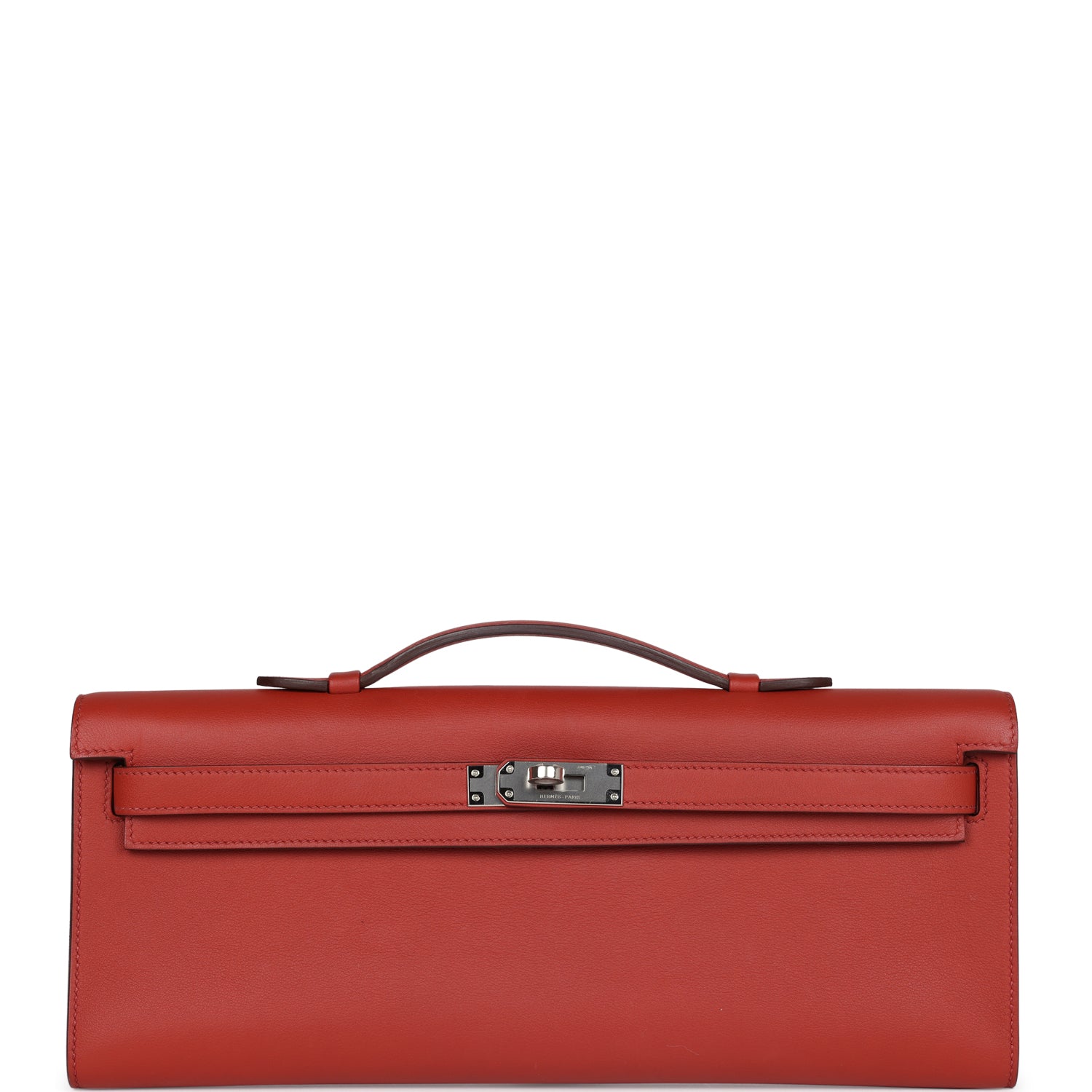 Hermes Kelly Cut Sanguine Swift Palladium Hardware - Exclusu