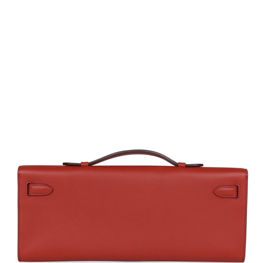Hermes Kelly Cut Sanguine Swift Palladium Hardware - Exclusu