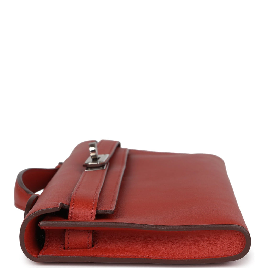Hermes Kelly Cut Sanguine Swift Palladium Hardware - Exclusu