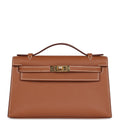 Hermes Kelly Pochette Gold Swift Gold Hardware - Exclusu