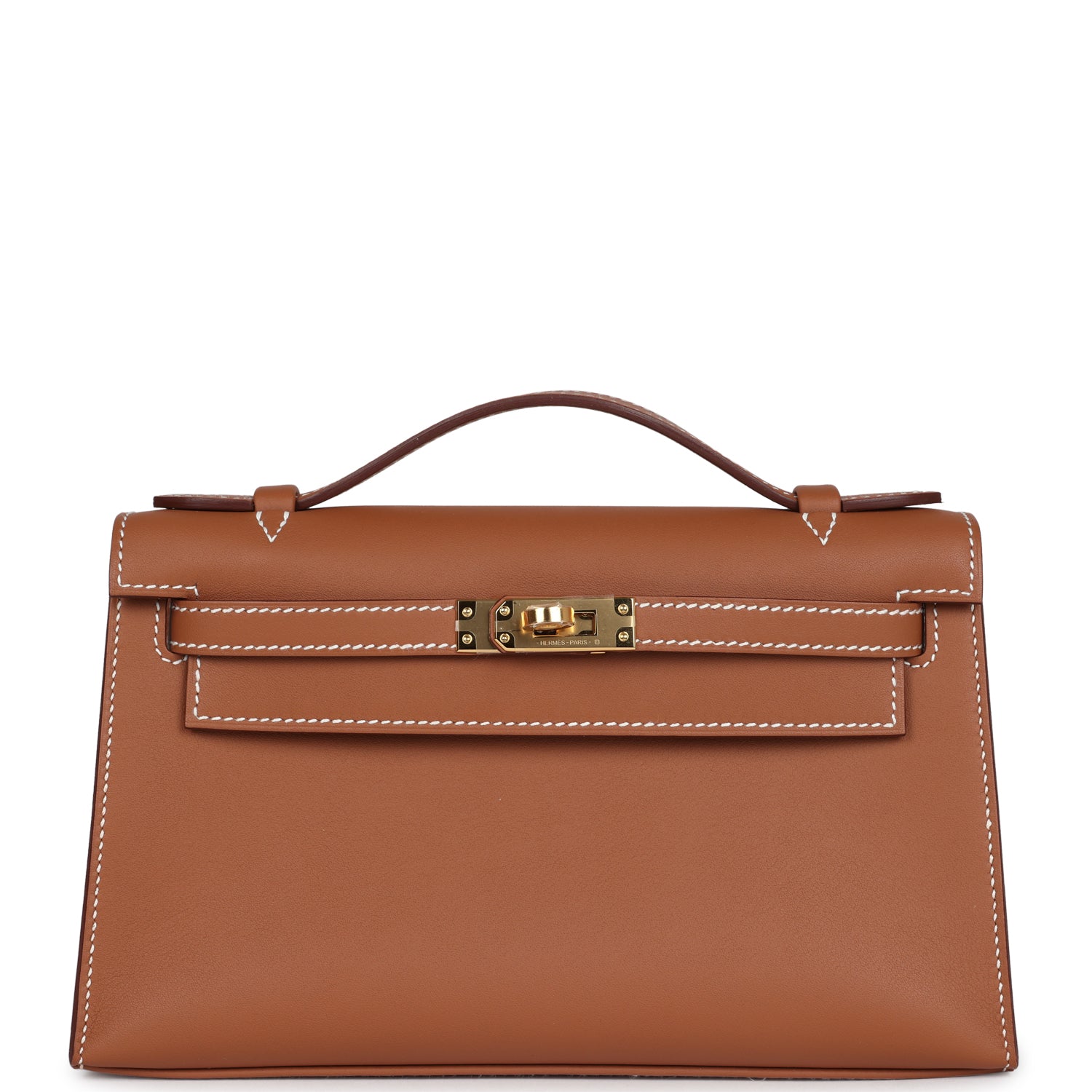 Hermes Kelly Pochette Gold Swift Gold Hardware - Exclusu