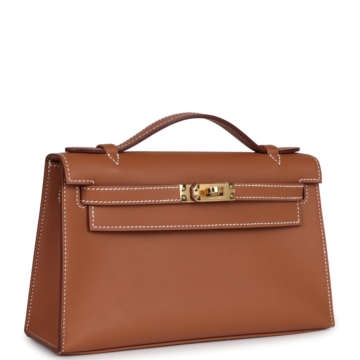 Hermes Kelly Pochette Gold Swift Gold Hardware - Exclusu