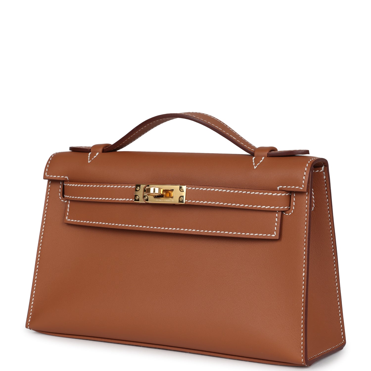 Hermes Kelly Pochette Gold Swift Gold Hardware - Exclusu