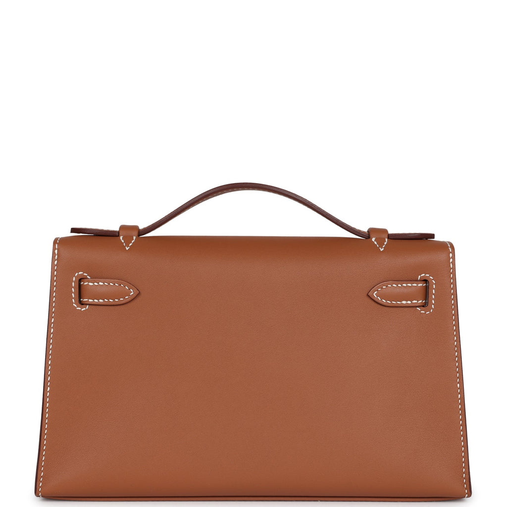 Hermes Kelly Pochette Gold Swift Gold Hardware - Exclusu